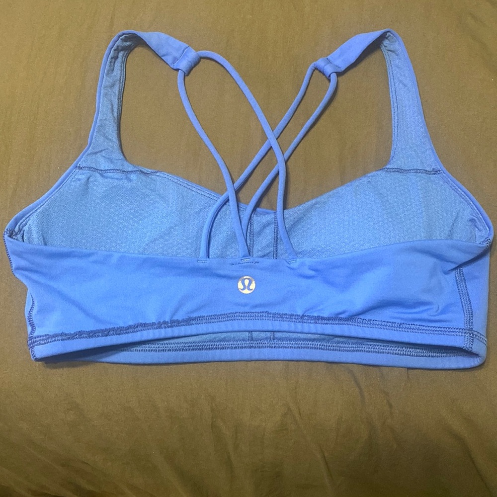 Lululemon blue sports bra